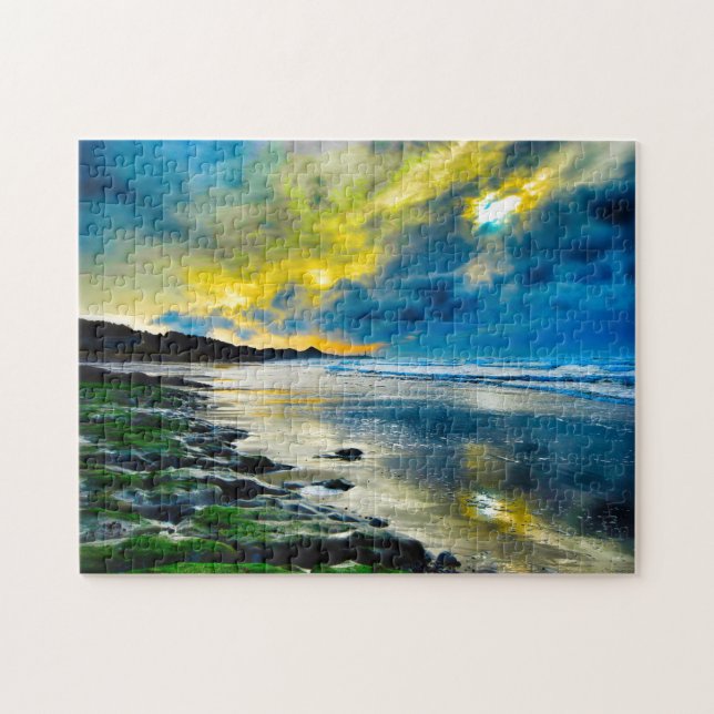 Quebra-cabeça Depoe Bay Oregon. (Horizontal)