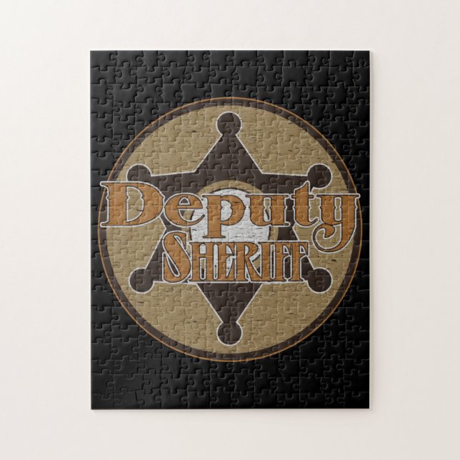 Quebra-cabeça Deputado xerife do vintage (Vertical)