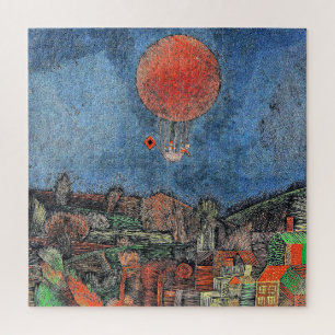 Quebra-cabeça Der Luft Balloon, famoso quadro de Paul Klee,