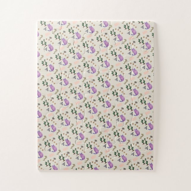 Quebra-cabeça Desafiando Cactus De Peixes De Gato (Vertical)