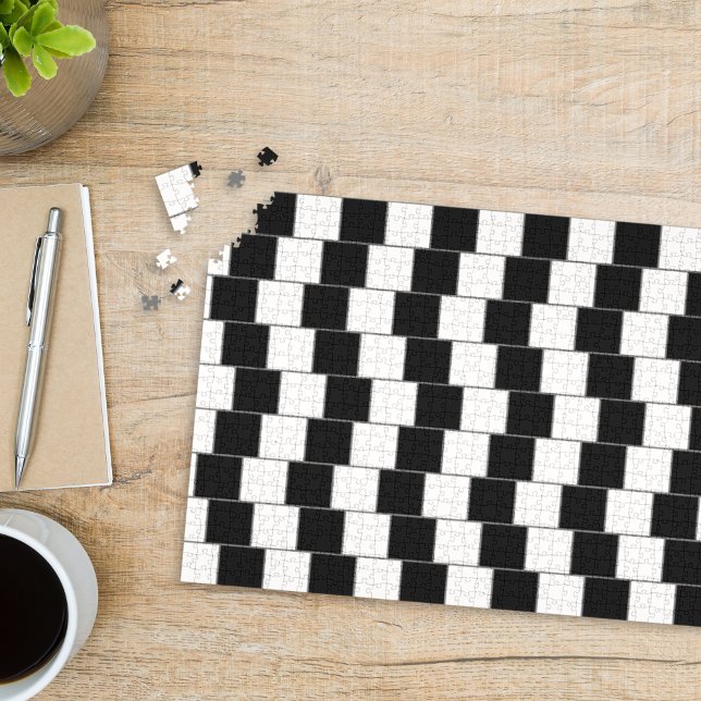 Quebra-cabeça Desafiando Ilusões Impossíveis do Tensor Cerebral (Impossible puzzle! Choose big of small pieces.)