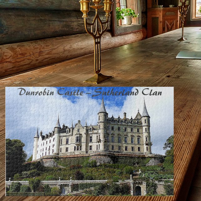 Quebra-cabeça Desafiando o Castelo de Dunrobin, Clã Sutherland, (Criador carregado)