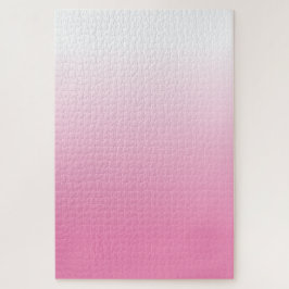 Quebra-cabeça Desafiando o Ombre de Gradação Branco a Rosa