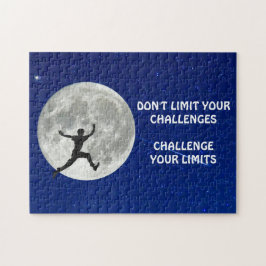 Quebra-cabeça Desafie sua cotação motivacional de limites