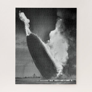 Quebra-cabeça Desastre do Dirigível Hindenburg Por Volta de 1937