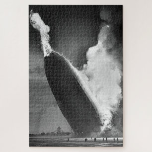 Quebra-cabeça Desastre do Dirigível Hindenburg Por Volta de 1937