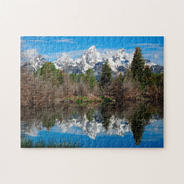 Quebra-cabeça Desembarque de Schwabacher, Grand Teton (Horizontal)