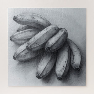 Quebra-cabeça Desenho a lápis de banana de tirar o fôlego