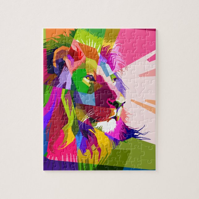 Quebra-cabeça Desenho abstrato - Personalize o seu próprio (Vertical)