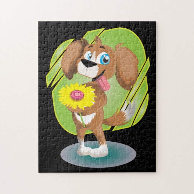 Quebra-cabeça Desenho Animado de Animal Fofo  (Vertical)