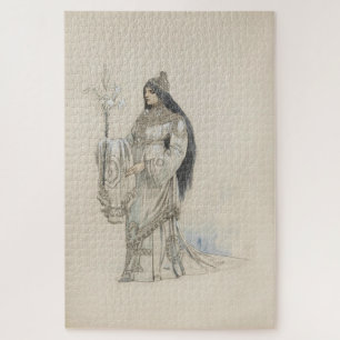 Quebra-cabeça Desenho de figurino para Théâtre de la Renaissance