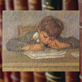Quebra-cabeça Desenho de Jean por Pierre Renoir, Arte Fino Antig