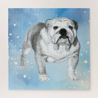 Quebra-cabeça Desenho do Buldogue Inglês