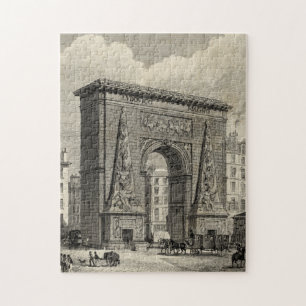 Quebra-cabeça Desenho do Monumento Porte Santo-Denis