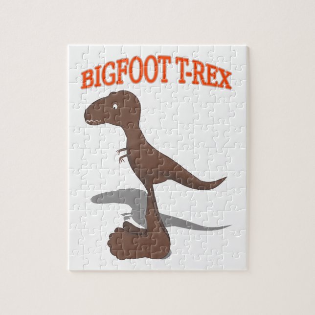 Quebra-cabeça Desenho T-Rex Bigfoot (Vertical)
