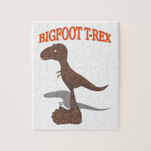 Quebra-cabeça Desenho T-Rex de Pé Grande