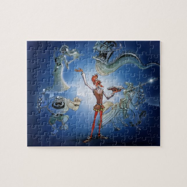 Quebra-cabeça Desenhos animados da serra de vaivém de Don (Horizontal)