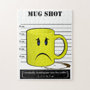 Quebra-cabeça Desenhos animados Meme do copo da caneca de café