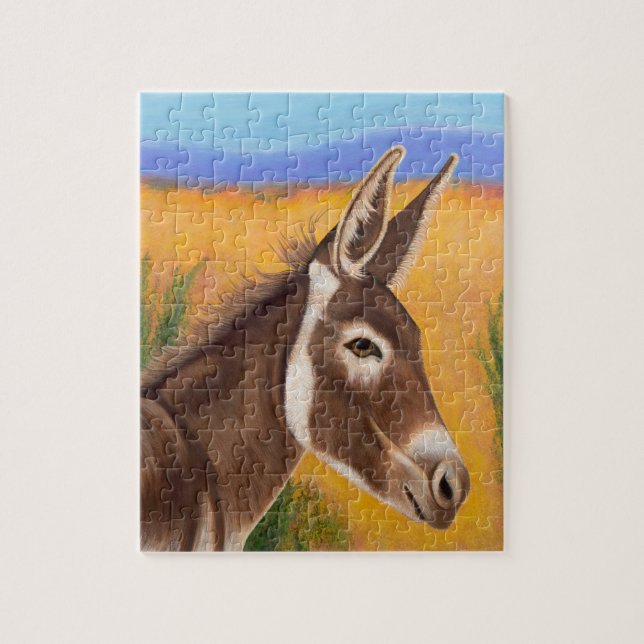 Quebra-cabeça Desert Burro (Vertical)
