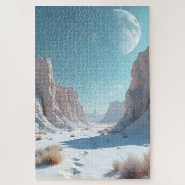 Quebra-cabeça Deserto Branco  (Vertical)