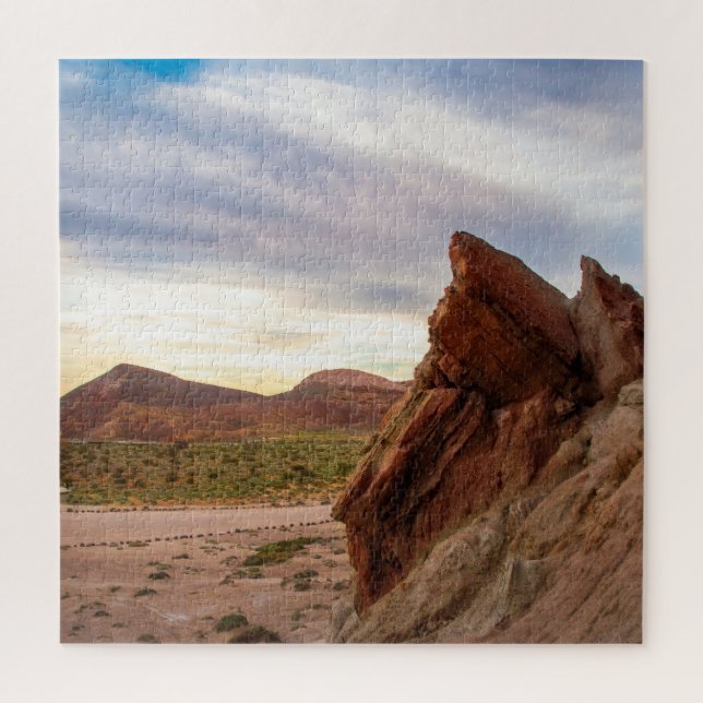 Quebra-cabeça Deserto Pedra Puzzle | Arte da Paisagem do Sudoest (Vertical)