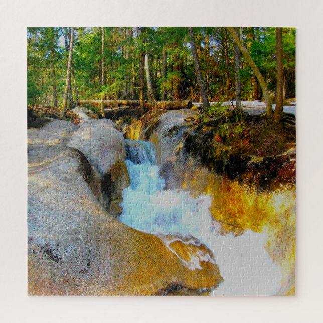 Quebra-cabeça Desfiladeiro de Rushing Water New Hampshire (Vertical)