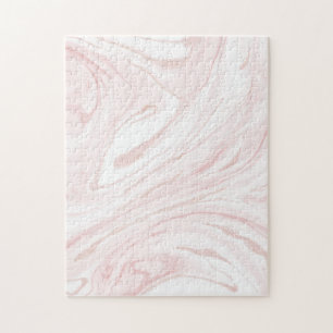 Quebra-cabeça Design abstrato cor-de-rosa cor-de-rosa