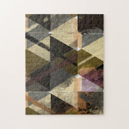 Quebra-cabeça design abstrato moderno