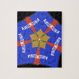 Quebra-cabeça Design da África Tribal: Hakuna Matata