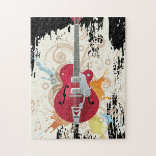 Quebra-cabeça Design da guitarra elétrica
