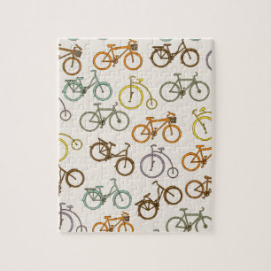 Quebra-cabeça design de bicicleta