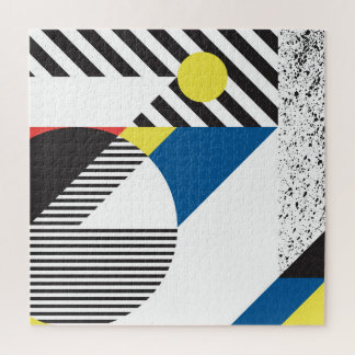 Quebra-cabeça Design de Fundo do Estilo Moderno Retroativo