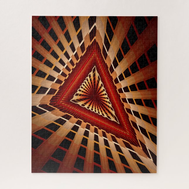 Quebra-cabeça design de Gráfico Frágil Moderno de Rede Fantástic (Vertical)