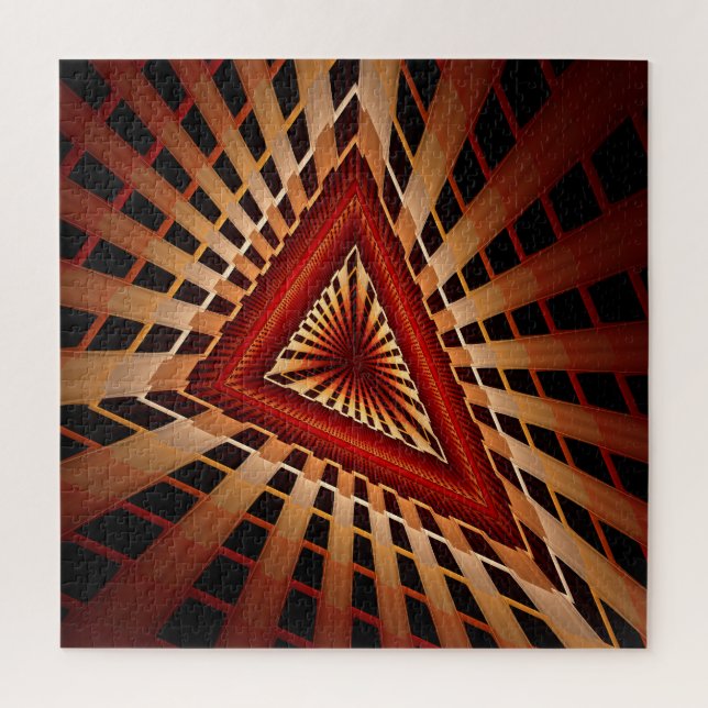 Quebra-cabeça design de Gráfico Frágil Moderno de Rede Fantástic (Vertical)