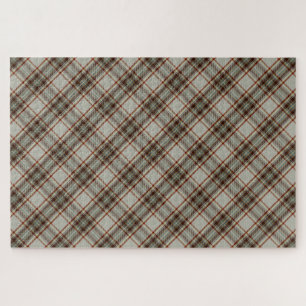 Quebra-cabeça Design de padrão xadrez em tartan de inspiração re