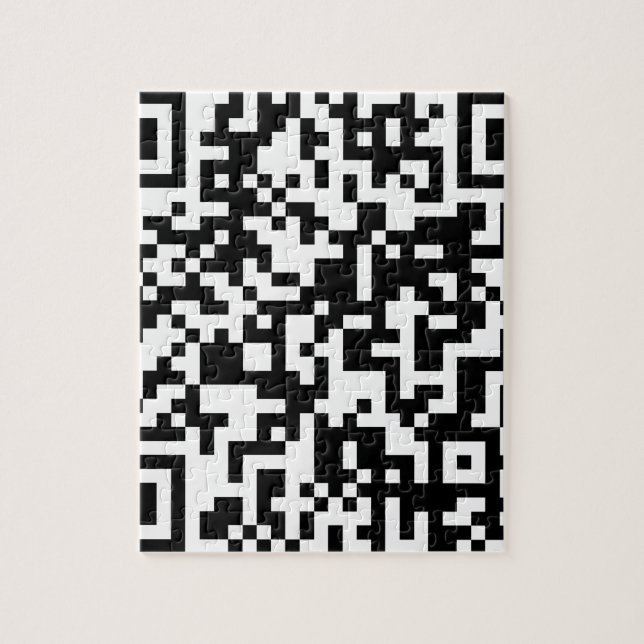 Quebra-cabeça Design do código de QR (Vertical)