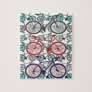 Quebra-cabeça Design do impressão da bicicleta