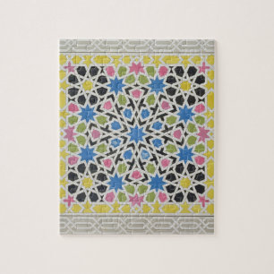 Quebra-cabeça Design do mosaico do Alhambra, 'do Arabian
