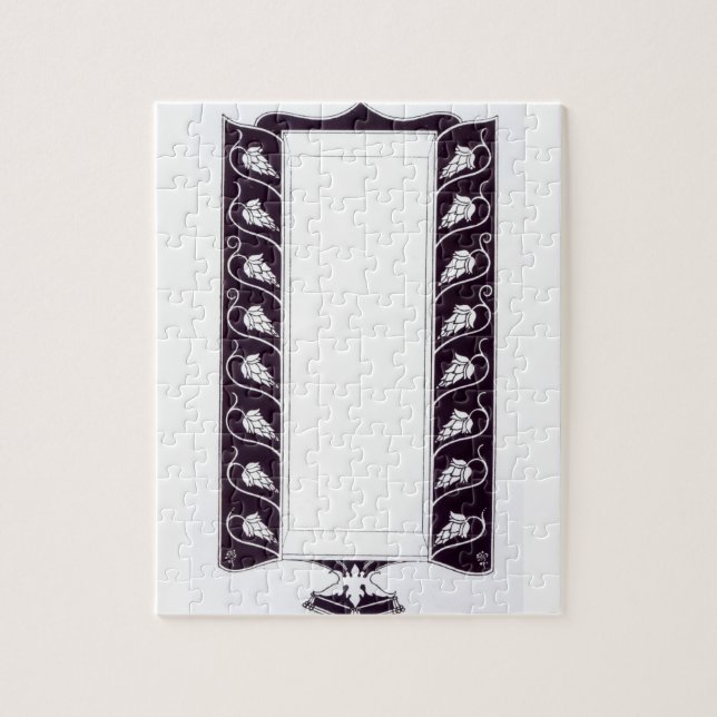 Quebra-cabeça Design do motivo, provavelmente de "do d'Arthur Le (Vertical)