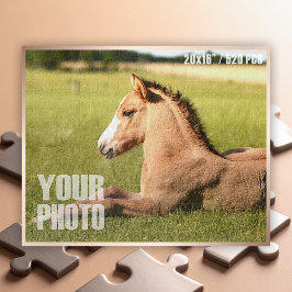 Quebra-cabeça Design Foto personalizada de Pet de peças de 20x16