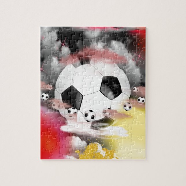 Quebra-cabeça Design gráfico do universo do futebol (Vertical)