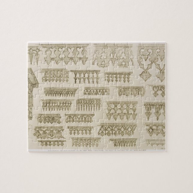 Quebra-cabeça Design islâmico para o cornice, o balcão e o (Horizontal)