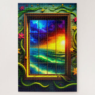 Quebra-cabeça Design sunset