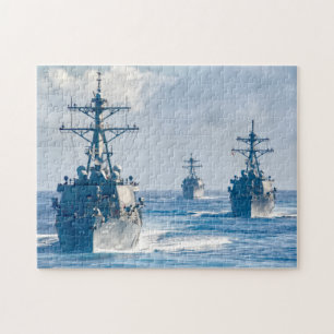 Quebra-cabeça DESTRUIDOR DE MÍSSEIS GUIADO - DDG-59 (11x14 POLE