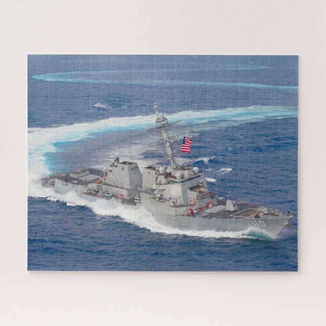 Quebra-cabeça DESTRUIDOR DIVISÍVEL - DDG-110 (16x20 POLEGADAS) (Horizontal)