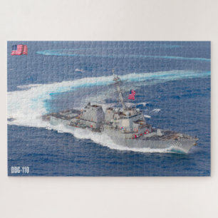 Quebra-cabeça DESTRUIDOR DIVISÍVEL - DDG-110 (20x30 POLEGADAS)