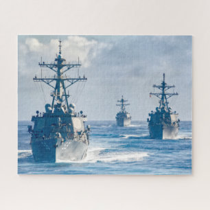 Quebra-cabeça DESTRUIDOR DIVISÍVEL - DDG-59 (16 x 20 POLEGADAS)