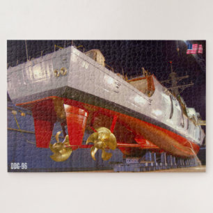 Quebra-cabeça DESTRUIDOR DIVISÍVEL - DDG-96 (20 x 30 POLEGADAS)