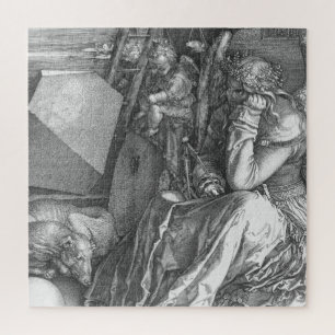 Quebra-cabeça Detalhe da Melancholia I de Albrecht Dürer (1514)