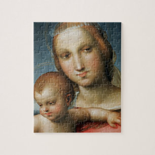 Quebra-cabeça Detalhe de <Virgin and Child> Atribuído a Rapha